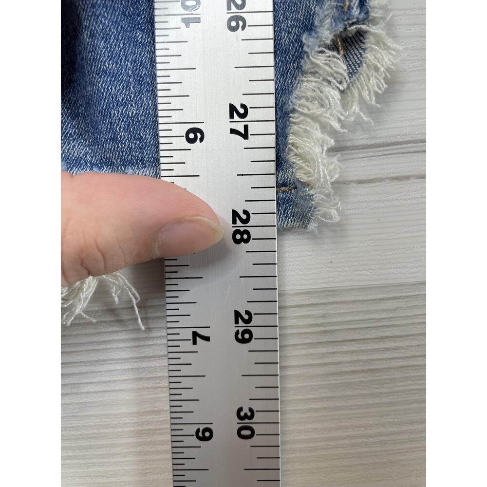 American Eagle Jeans Womens 8 Skinny‎ Distressed Stretch Mid Rise - Picture 6 of 12